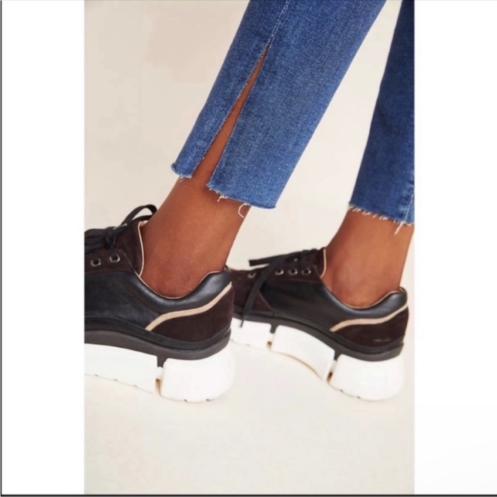 Anthropologie Citizens Rocket High Rise Skinny Ankle Jeans Blue Size 26 NWT - Picture 2 of 7